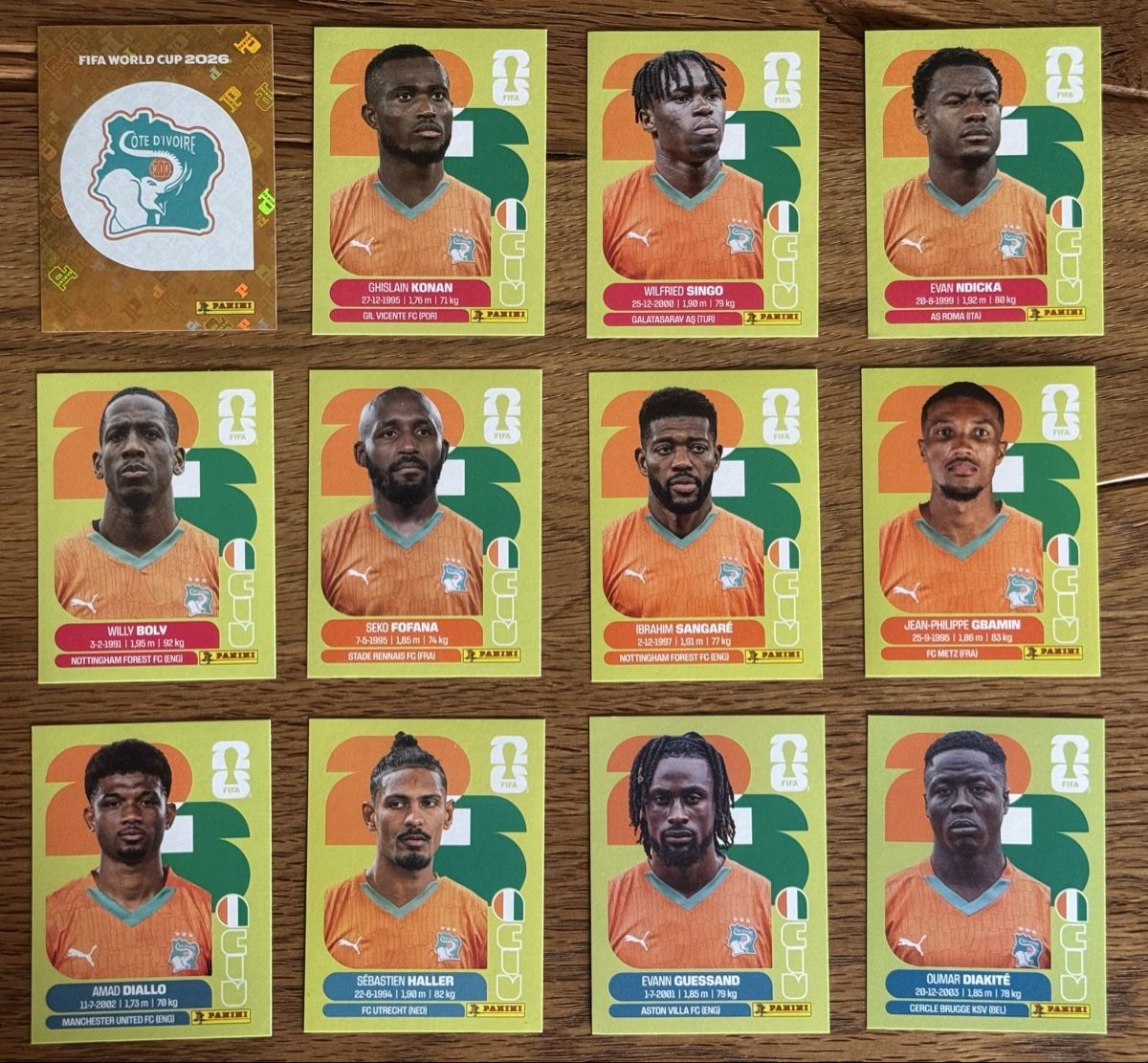 Panini Cartes à collectionner: Panini Sticker WM 2026 - Elfenbeinküste – Neuf (Voir description) à Mägenwil par Goldfire
