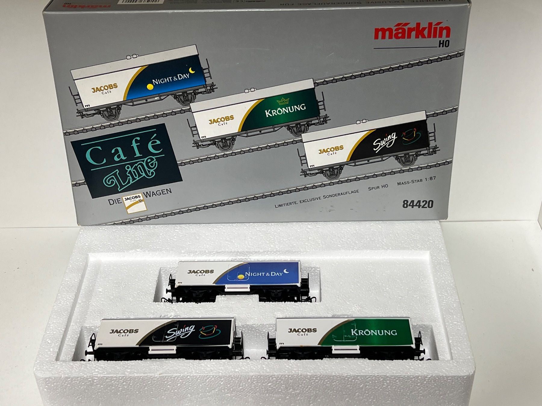 Märklin Modellini di ferrovie: Märklin 84420 Cafe Line Jacobs H0 AC – Usato da Geroldswil venduto da TopTrain54 7