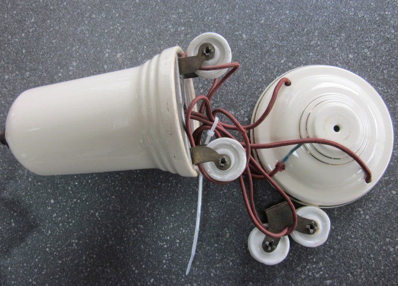 Lampen: Alte Zugpendel Lampe mit Glasschirm – Gebraucht aus Bischofszell von raika 5