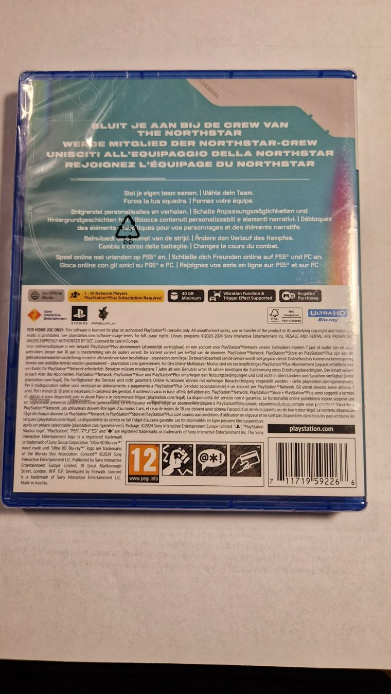 Spiele: Concord PS5 Sealed / NEU – Neu und originalverpackt aus Rain von Rou_z26r 1