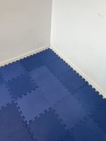 Baby Dan Playmat Foam Puzzle Floor Tiles Blue 90x90cm