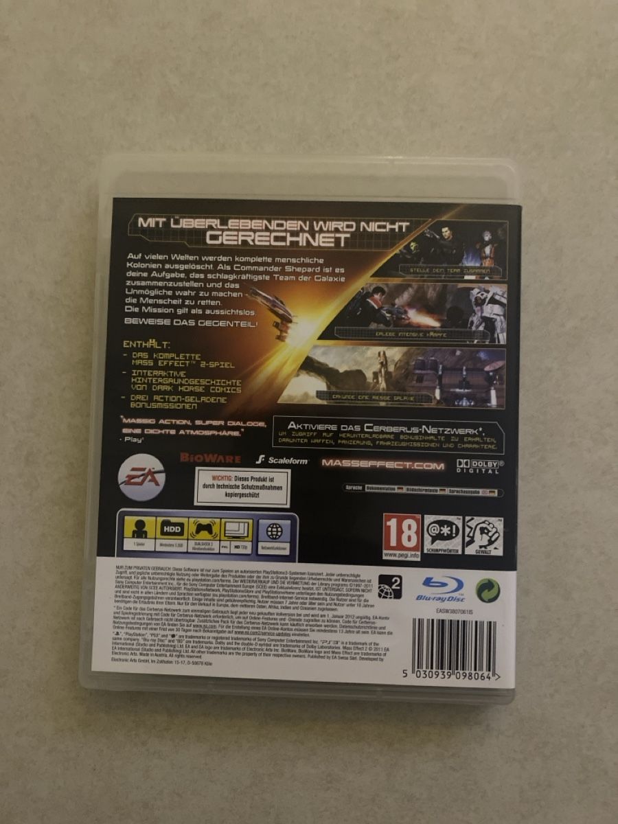 Sony Spiele: Mass Effect 2 für PS3 – Gebraucht aus Suhr von SchnapperCH 1
