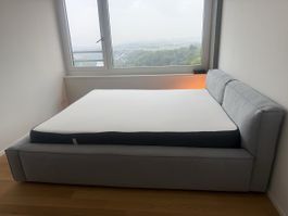 Polsterbett Gestell mit Matratze von Seipp 180x200c
