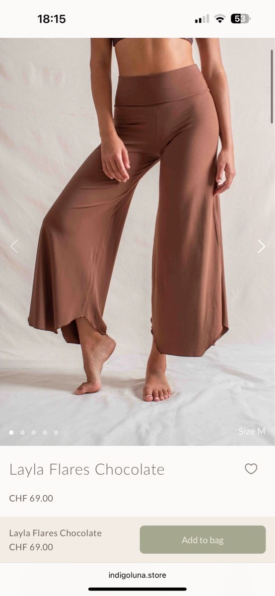 Pantaloni: Indigo Luna Layla Pants - Chocolate  – Usato da Confignon venduto da mel_9m6w