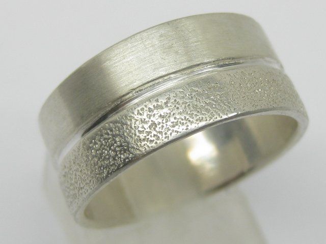 Anelli: breiter Ring Silber 925 Glitzer Gr. 59 – Usato da Ermatingen venduto da Decovin 2