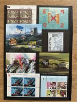 Schweiz - Blocks und Sondermarken mit ET Stempel auf 2 Seite