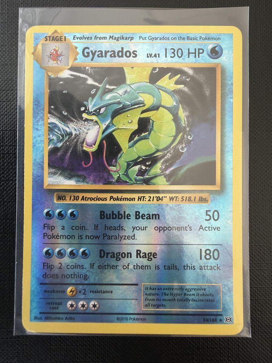 Pokémon Cartes à collectionner: Gyarados #34 (Reverse) XY EVOLUTION EN – Neuf (Voir description) à Savigny par Matgab94