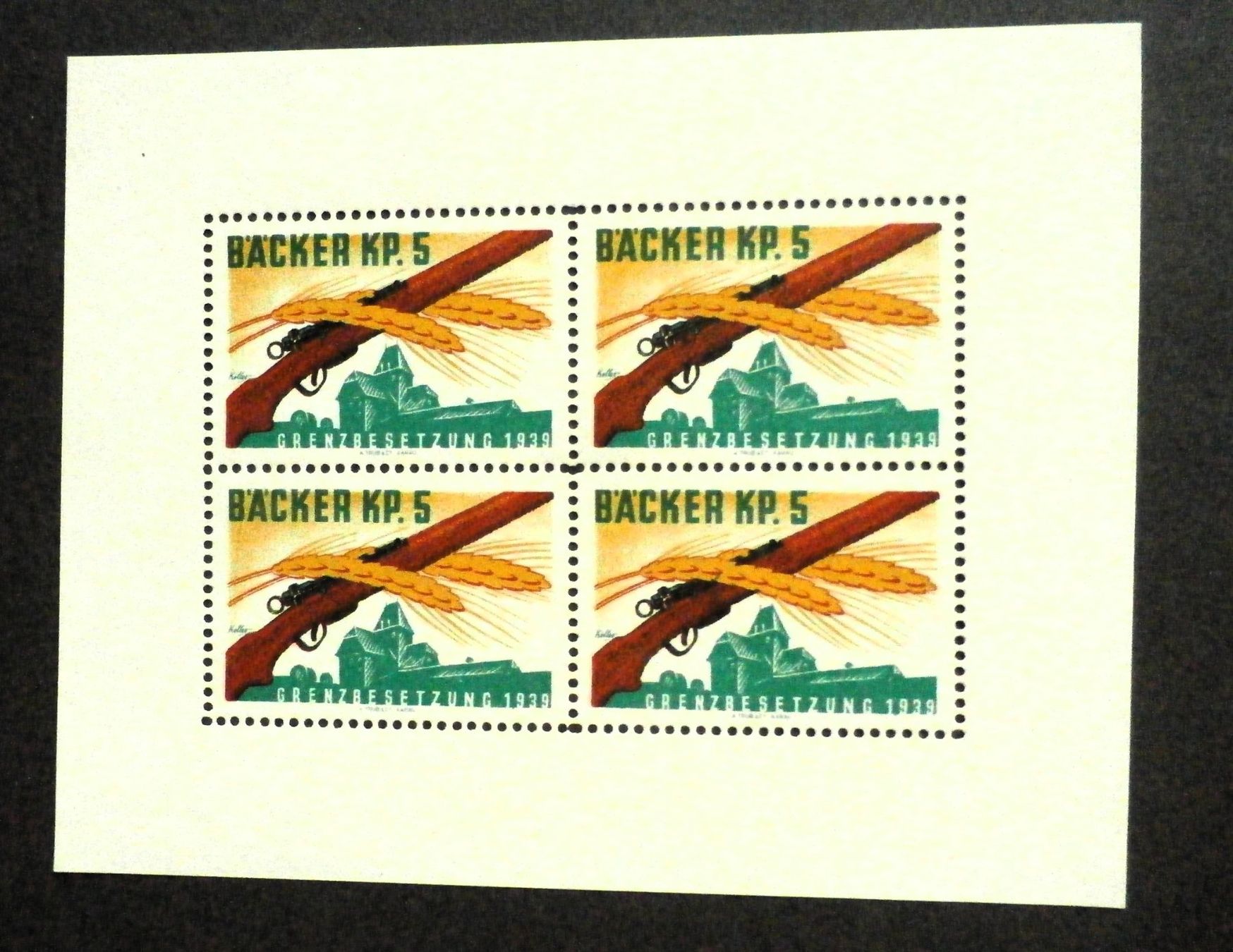Tous les timbres: Soldatenmarken Block** – Neuf (Voir description) à Kehrsatz par Bernherb2 1