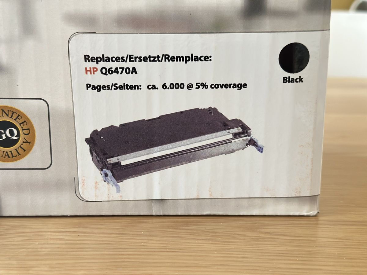 Druckerpatronen & Toner: Toner Cartridge HP Q6470A NEU – Neu und originalverpackt aus Glis von kos_52w5 2