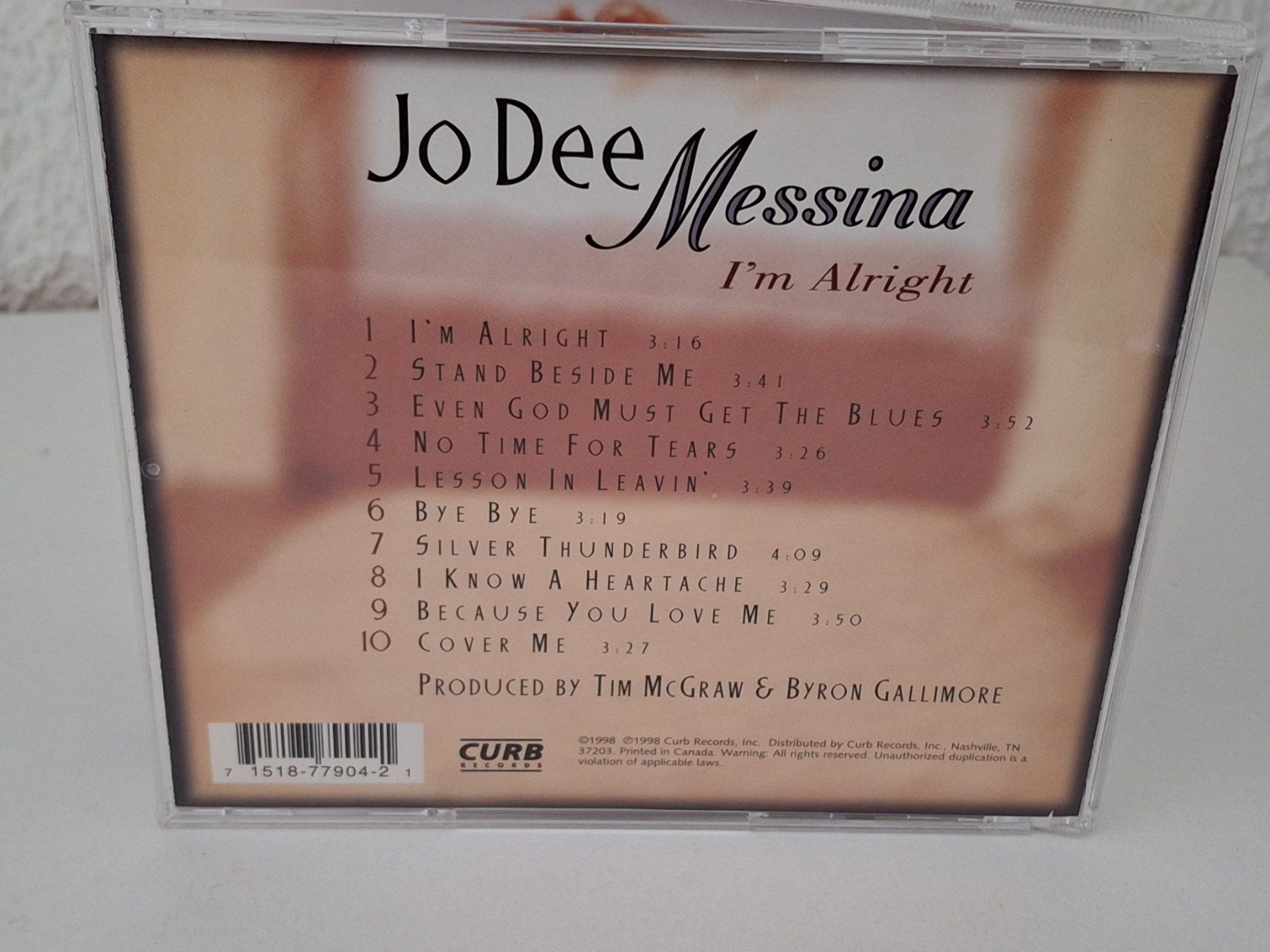 CD: CD Jo Dee Messina - "I'm Alright" .🤠 – Usato da Aarberg venduto da Jackup1 1