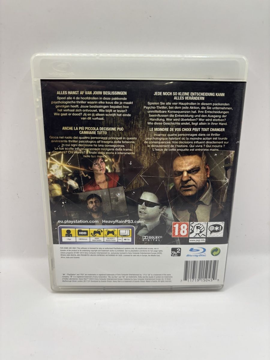 Giochi: Heavy Rain PS3 – Usato da Genève venduto da sho_67qj 1