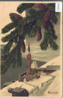 Alfred Mailick - Dorf im Winter - Litho