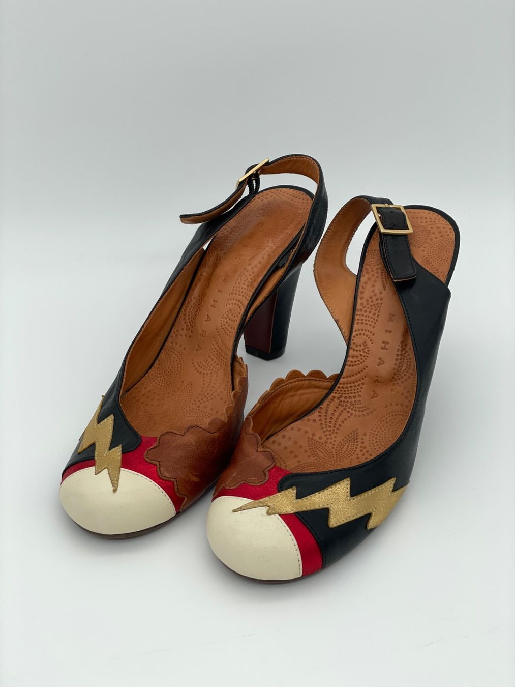Chie Mihara Scarpe da donna: Chie Mihara Leder Slingback EU 39 Mehrfarbig – Usato da Zürich venduto da shoe_shop 2