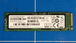 Samsung PM961 256 GB NVMe SSD M.2 2280 für  1.- CHF