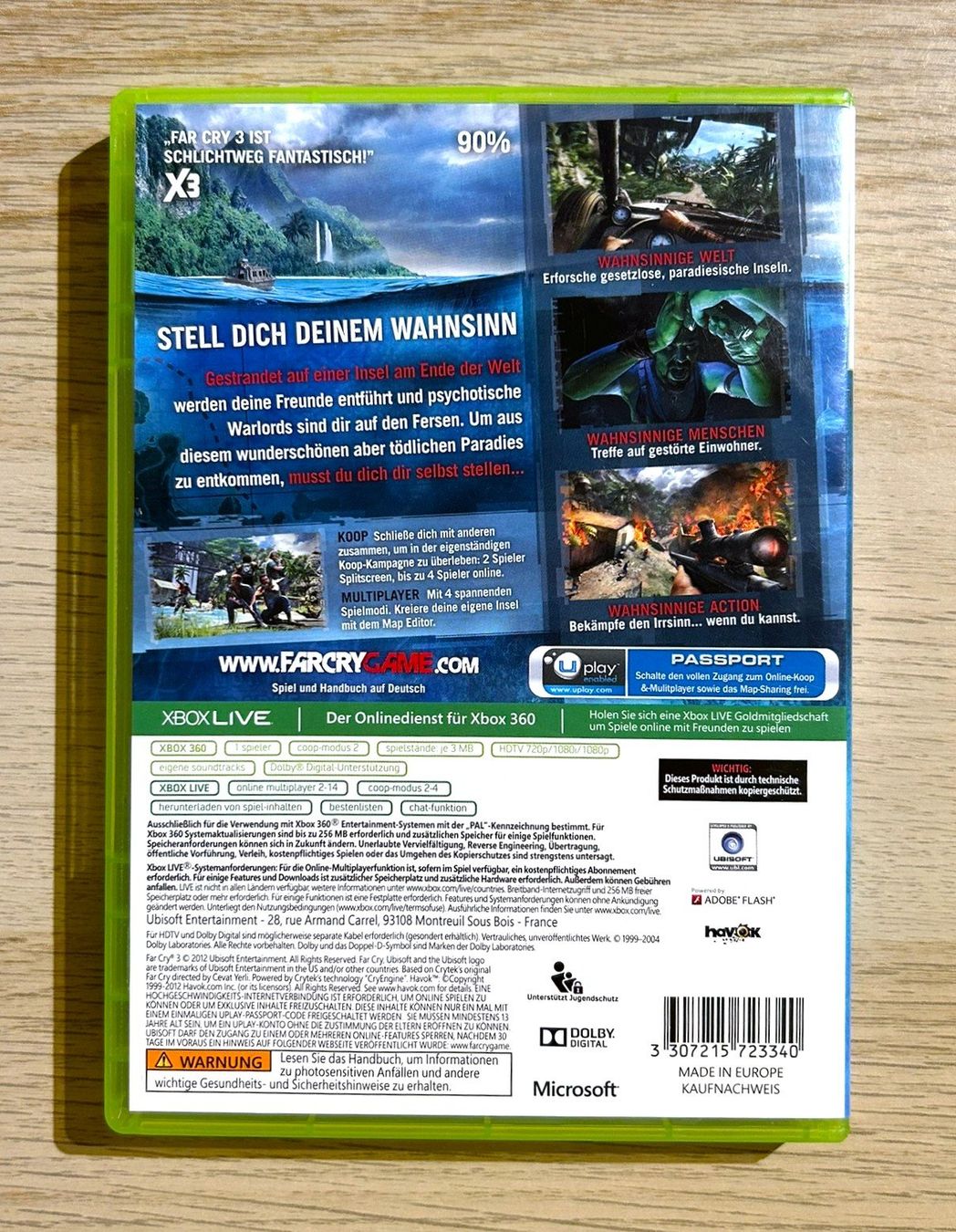 Microsoft Giochi: Far Cry 3 Xbox 360 – Usato da St. Gallen venduto da Alpine.Arcade 1
