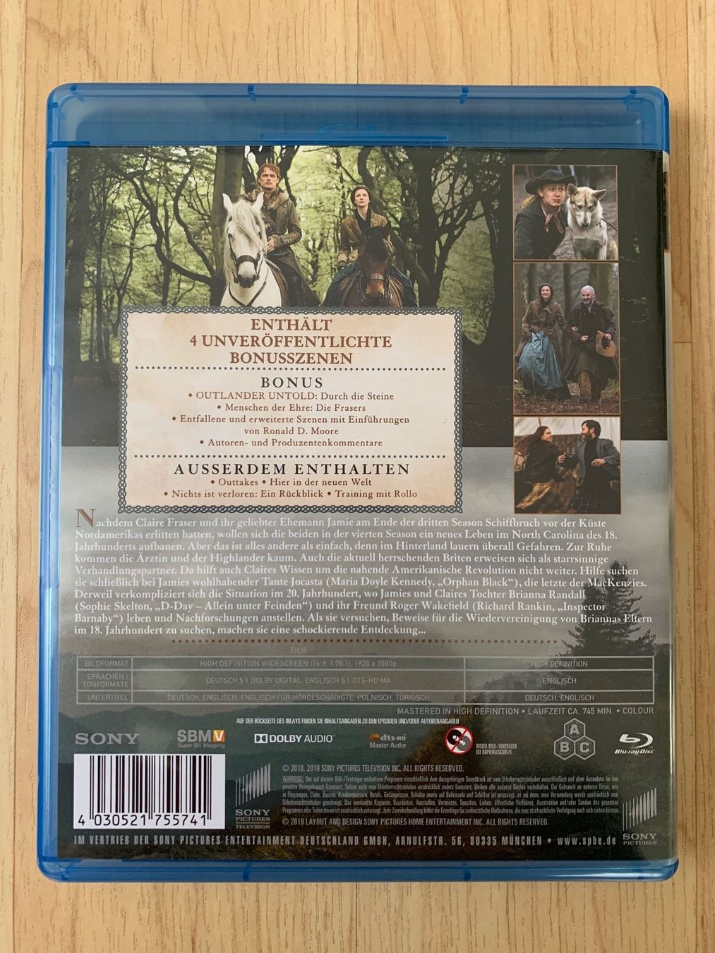 Alle DVDs: Outlander - Staffel 4 (Blu Ray) – Gebraucht aus Sissach von BeetleMouse 1