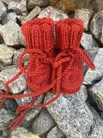 Finkli / Babyfinkli handgestrickt rost
