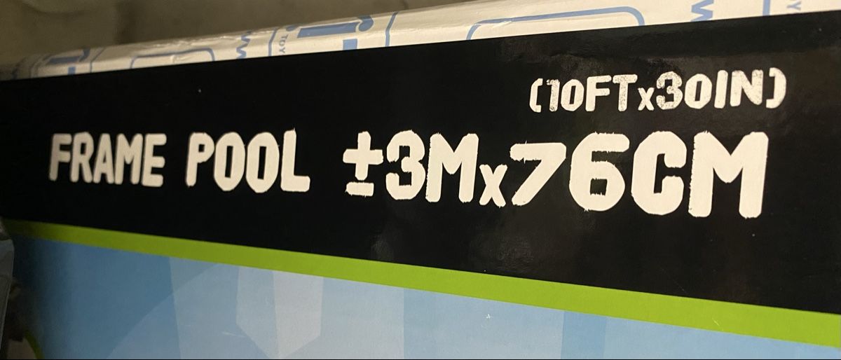 Schwimmbad: Exit Pool 3m x 0.76m mit viel Zubehör – Gebraucht aus Lengnau BE von U_g_o 1