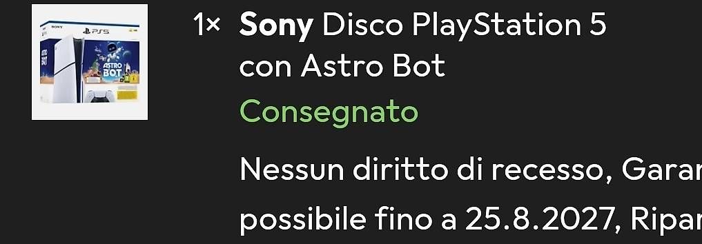 Sony Console: Ps5 Astrobot+ fc26 due controller e ps portal inclusi – Usato da Vezia venduto da yal_nzj8 2