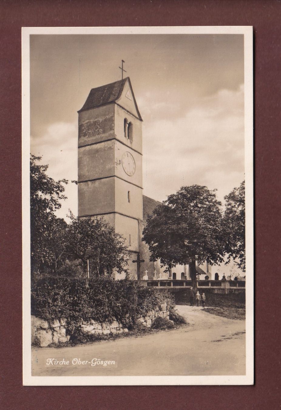 Cartes postales: OBERGÖSGEN - Kirche - 1932 – D'occasion à Pully par nicecards-shop