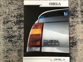 Opel Omega 3000 Verkaufsprospekt März 1988