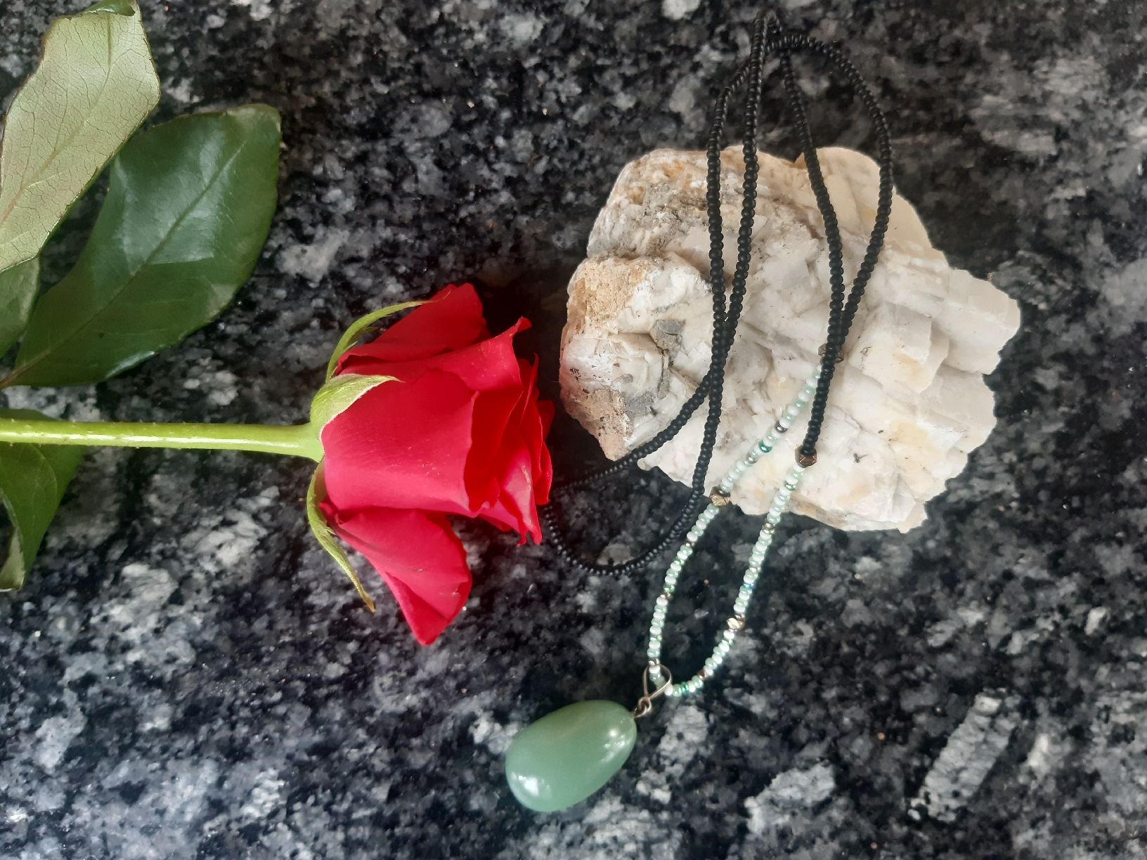 Anhänger: Selfmade Halskette mit Serpentin – Neu (gemäss Beschreibung) aus Büttikon AG von rebeccaparvex 3