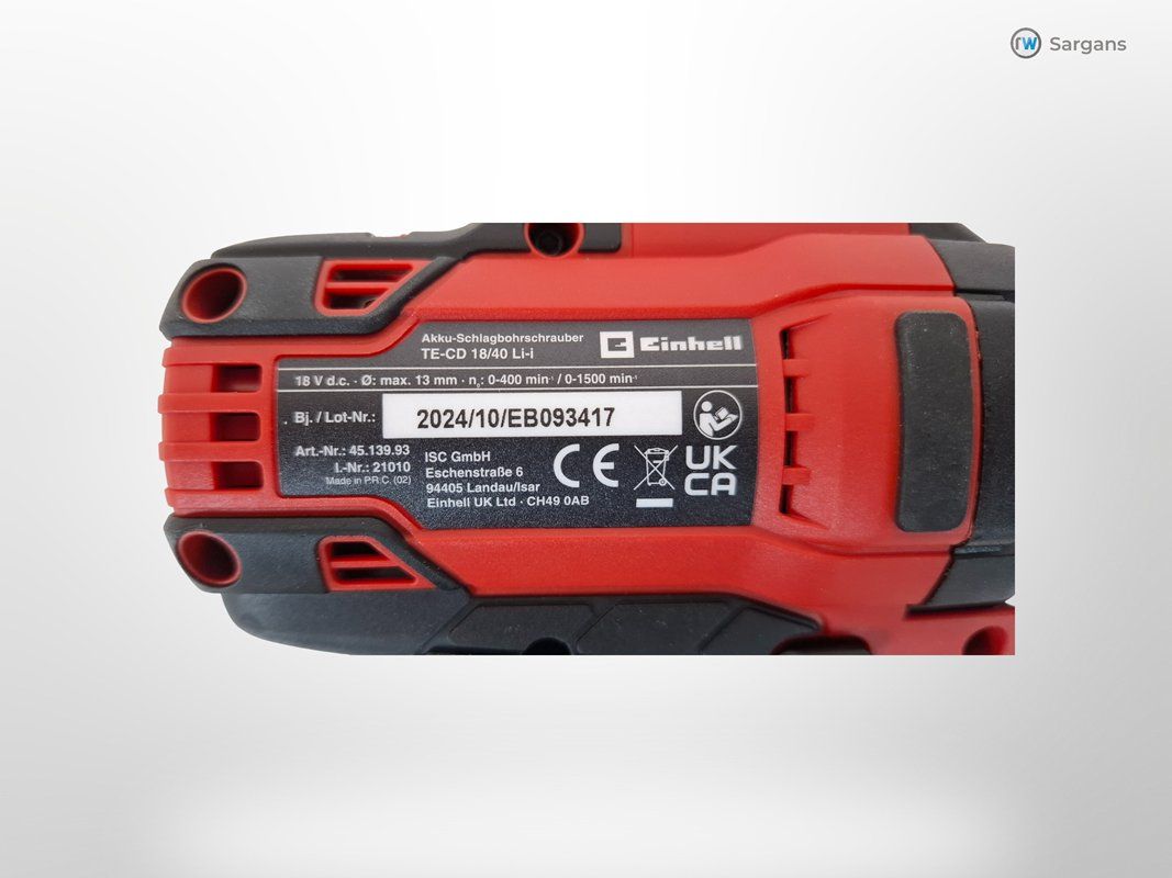 Einhell Trapani: EINHELL TE-CD 18/40 Akkubohrer – Nuovo (secondo la descrizione) da Sargans venduto da Restwert_Sargans 5