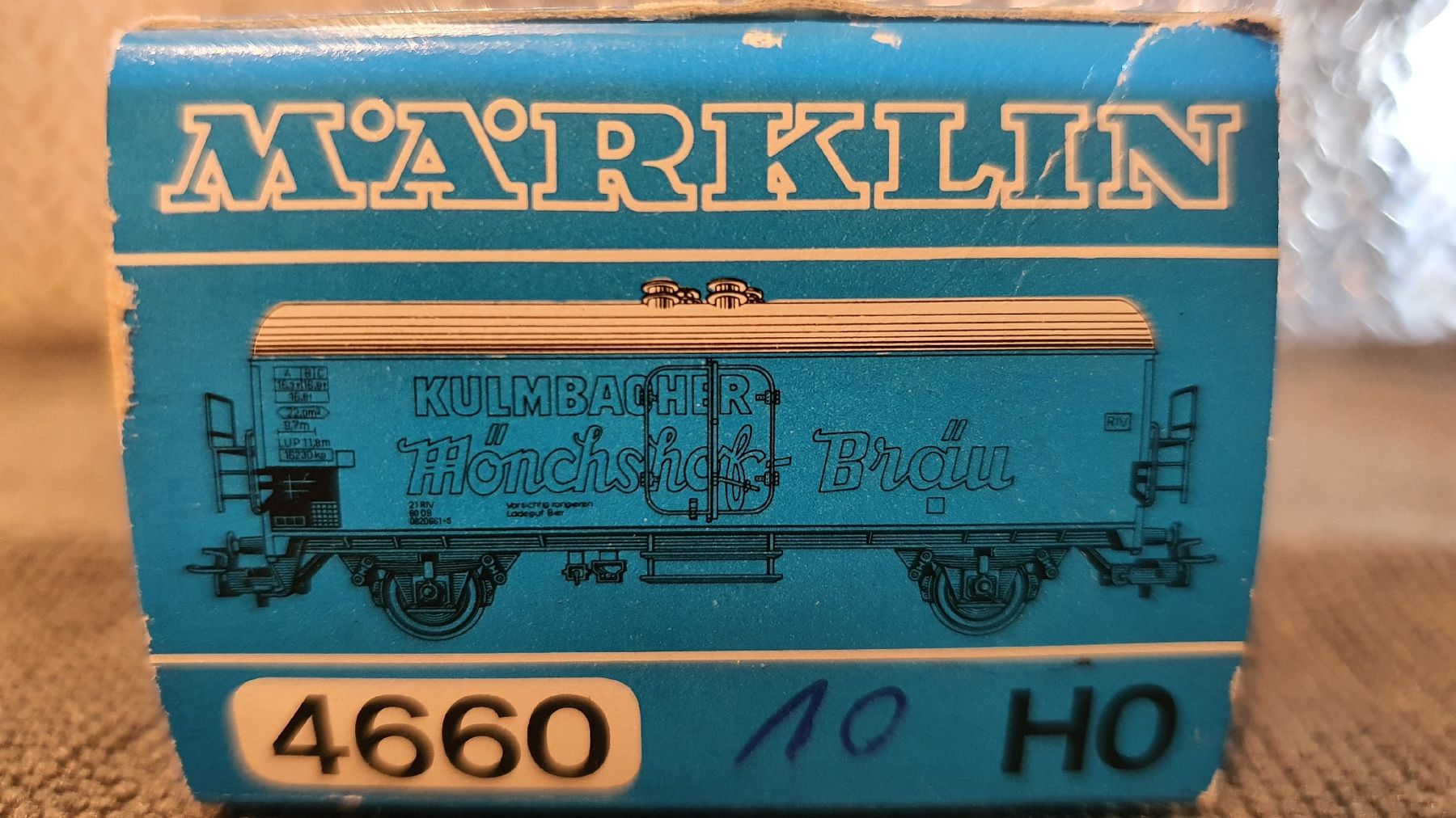 Märklin Modellini di ferrovie: MÄRKLIN 4660 GÜTERWAGEN  – Usato da Männedorf venduto da Modellbau-wyss 4