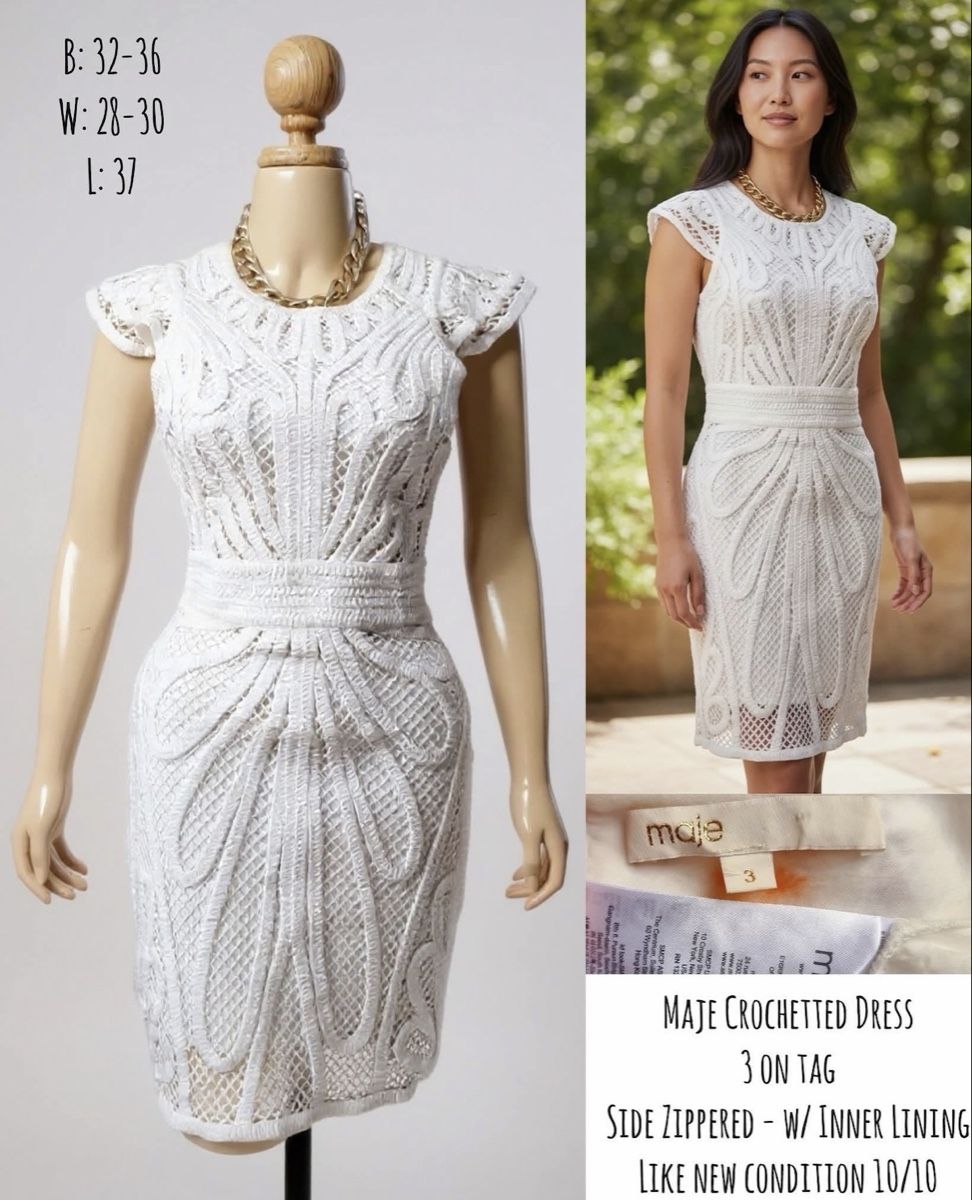 Maje Vestiti: Maje Crochet Dress – Usato da St.Josefen venduto da lop_lh8d