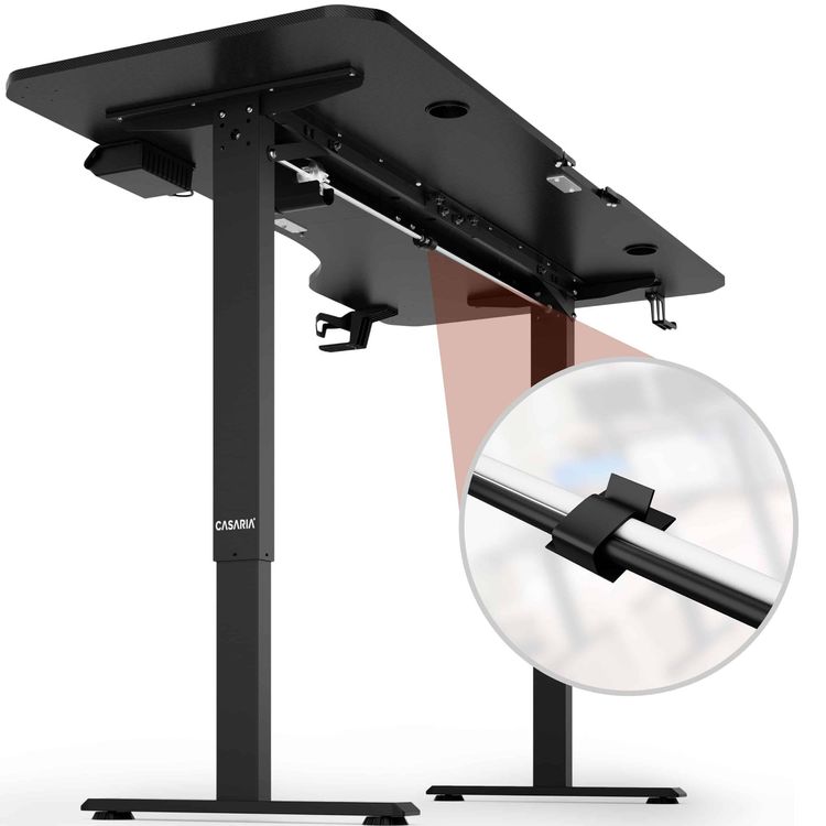 Höhenverstellbarer Schreibtisch 160x75x73-118cm 10