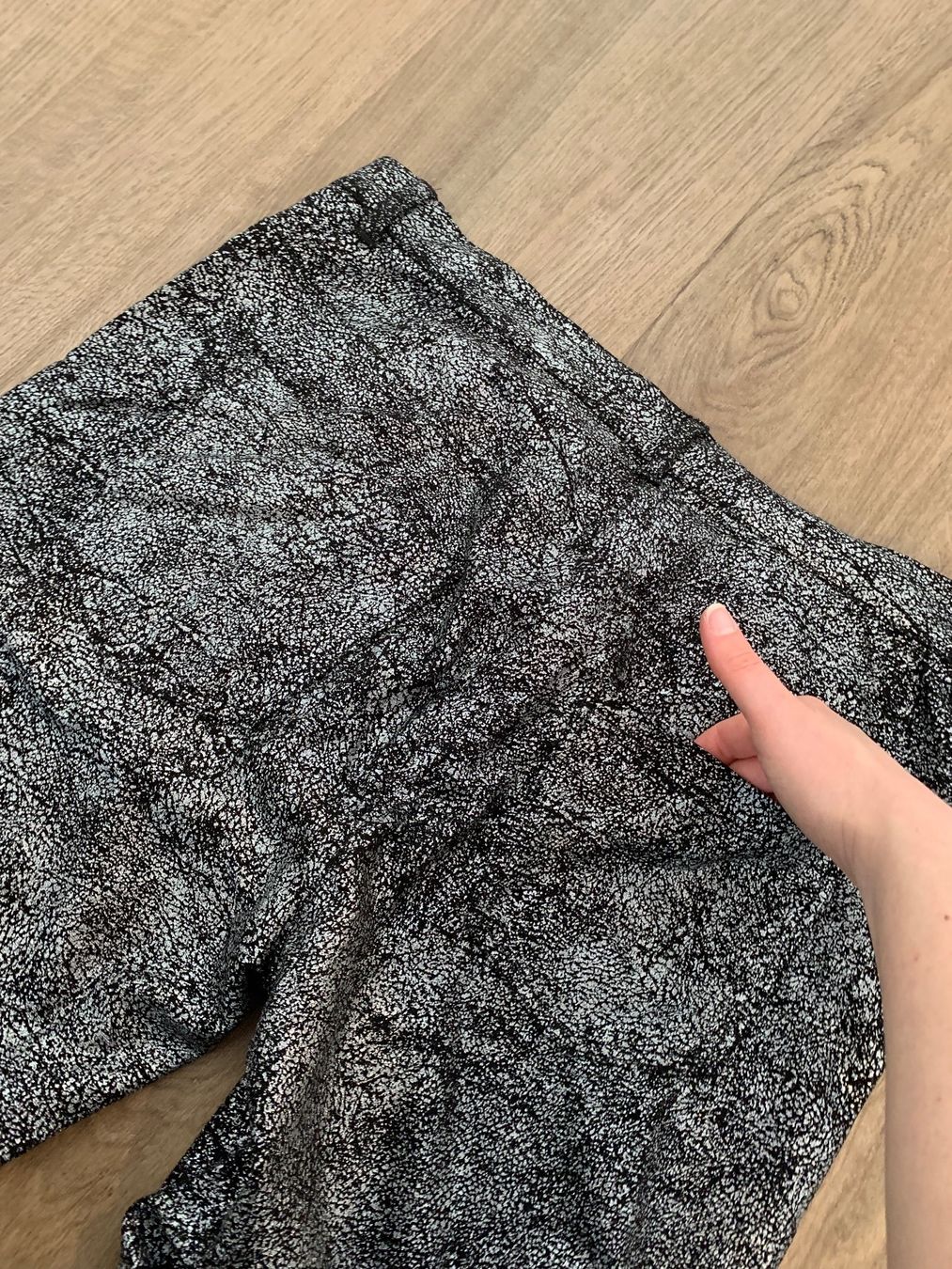 Hosen: Tuzzi Stoffhose Hose silber Glitzer Gr. 40 / M – Gebraucht aus Fislisbach von KolibriSecondhand 6