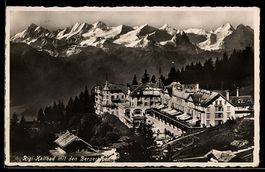 AK Rigi-Kaltbad, Mit den Berner Alpen