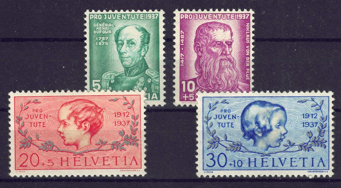 Tous les timbres: PJ 1937, J83 + 84, postfrisch** – Neuf (Voir description) à Lupfig par lubor