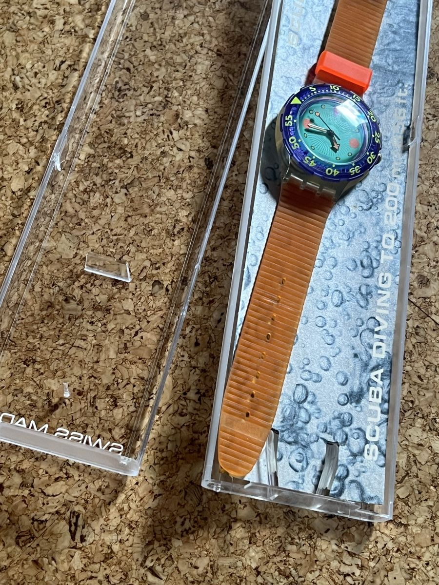 Swatch Montres: Swatch Scuba Diving Uhr Türkis  – D'occasion à Basel par bellespirit 3