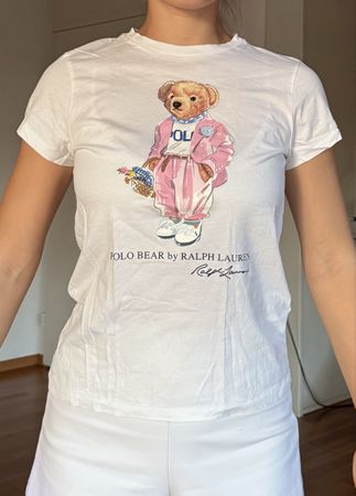 Ralph Lauren Polo Bear T-Shirt White Size S