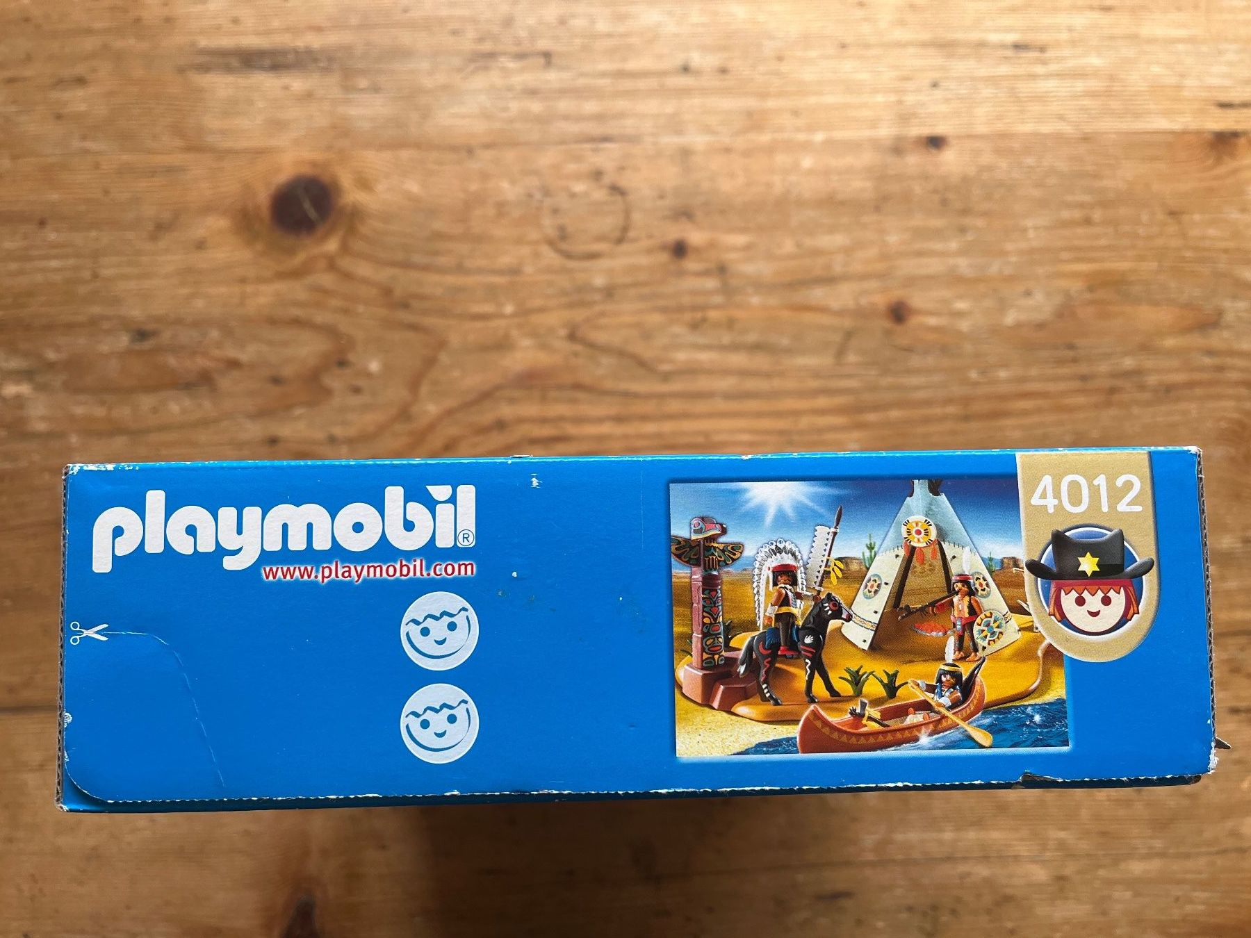 Playmobil Giocattoli: PLAYMOBIL 4012 Indianerlager – Nuovo e nell'imballaggio originale da Zürich venduto da D.J.Richter 3