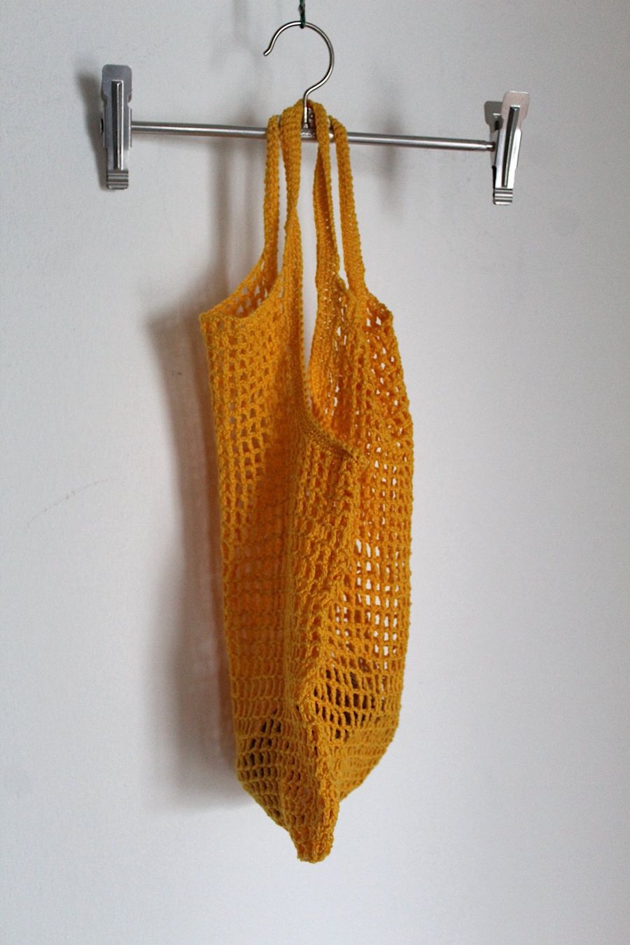 Borse: Neue, Gelbe Häkeltasche, Handmade – Usato da Locarno venduto da fripui 2