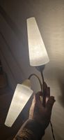  Vintage Doppel-Wandleuchte 1950er  Rockabilly / Mid Century