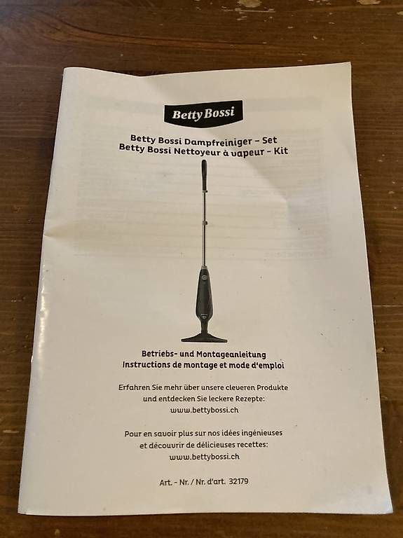 Nettoyeurs à vapeur: Dampfreiniger Betty Bossy – D'occasion à Riedholz par ste_l766 1