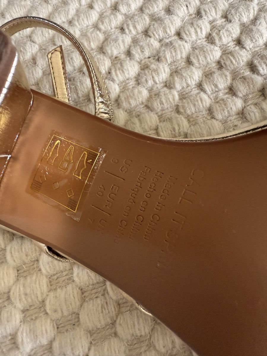 Scarpe da donna: High Heels Gold Grösse 39 – Usato da Mörschwil venduto da Seegurke18 2