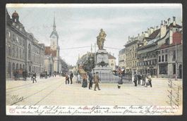 Bern Teilansicht mit Bubenbergdenkmal
