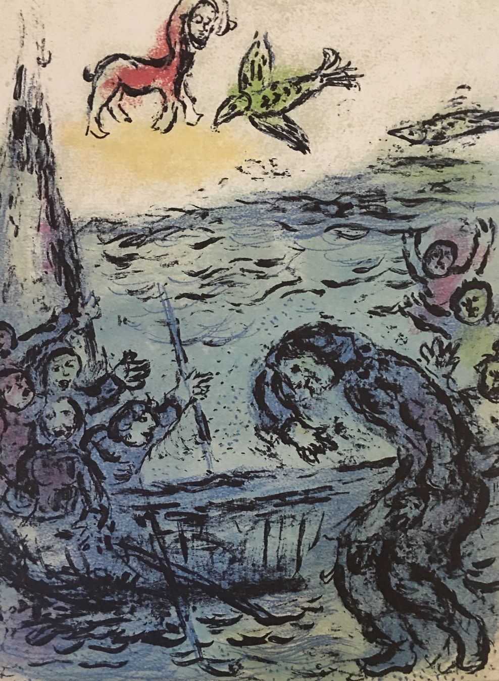 Grafica & Litografie: Marc Chagall "Homer Die Odyssee" 3 Lithographien – Usato da Nennigkofen venduto da waltraub 4