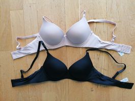 NEU - beige bügel bh für kleine brüste 70 B