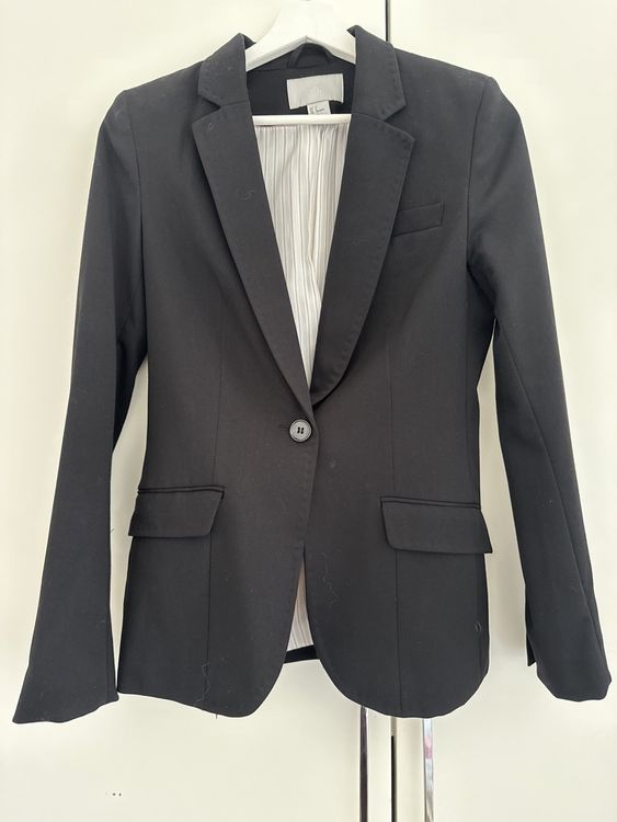 H&M Vestes: Schwarzer Blazer Gr. 36/S – D'occasion à Rheineck par sam_9m27