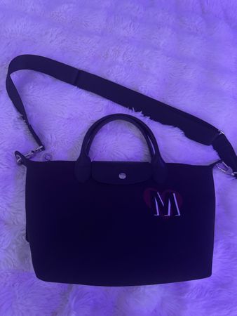Longchamp Tasche, Schwarz, mit Schulterriemen🔥kp 350.- 