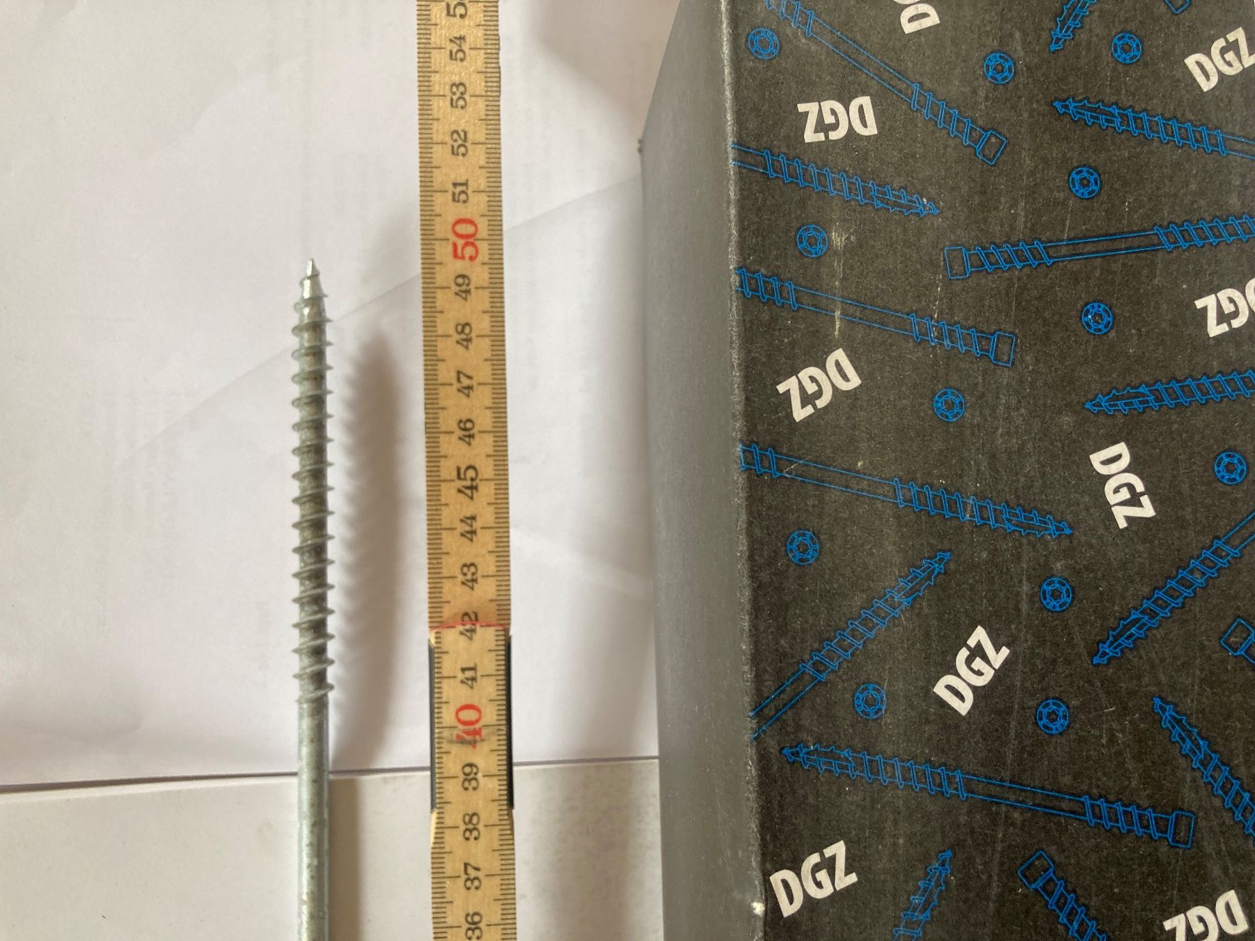 Ferramenta: Vis Rothoblaas DGZ 9x500 mm. à double filet pour isolant – Nuovo e nell'imballaggio originale da Villaz-St-Pierre venduto da Matierart 3