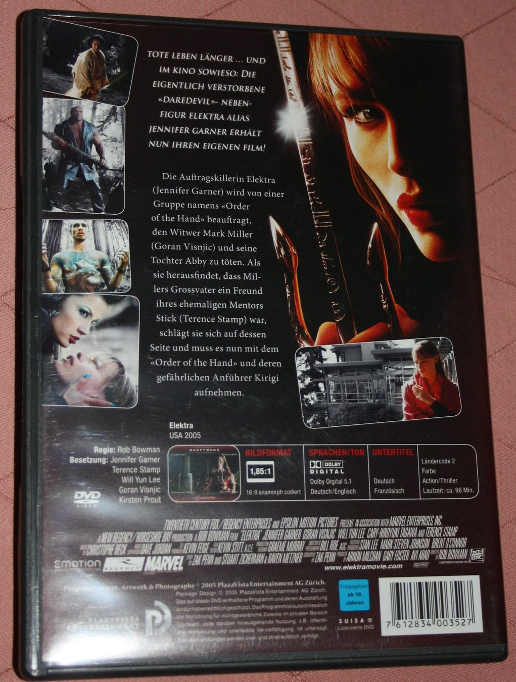 Tutti i DVDs: DVD Elektra (46) – Nuovo e nell'imballaggio originale da Flüelen venduto da Rosegarden 1