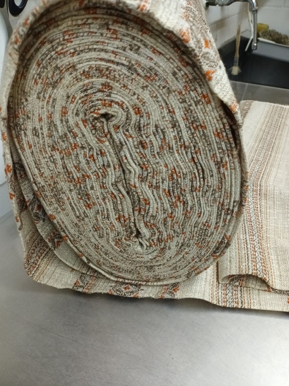 Tessuti: 25 meter Vorhangstoff rustikal, Leinen Baumwolle Polyester – Nuovo e nell'imballaggio originale da sursee venduto da pasuro 7