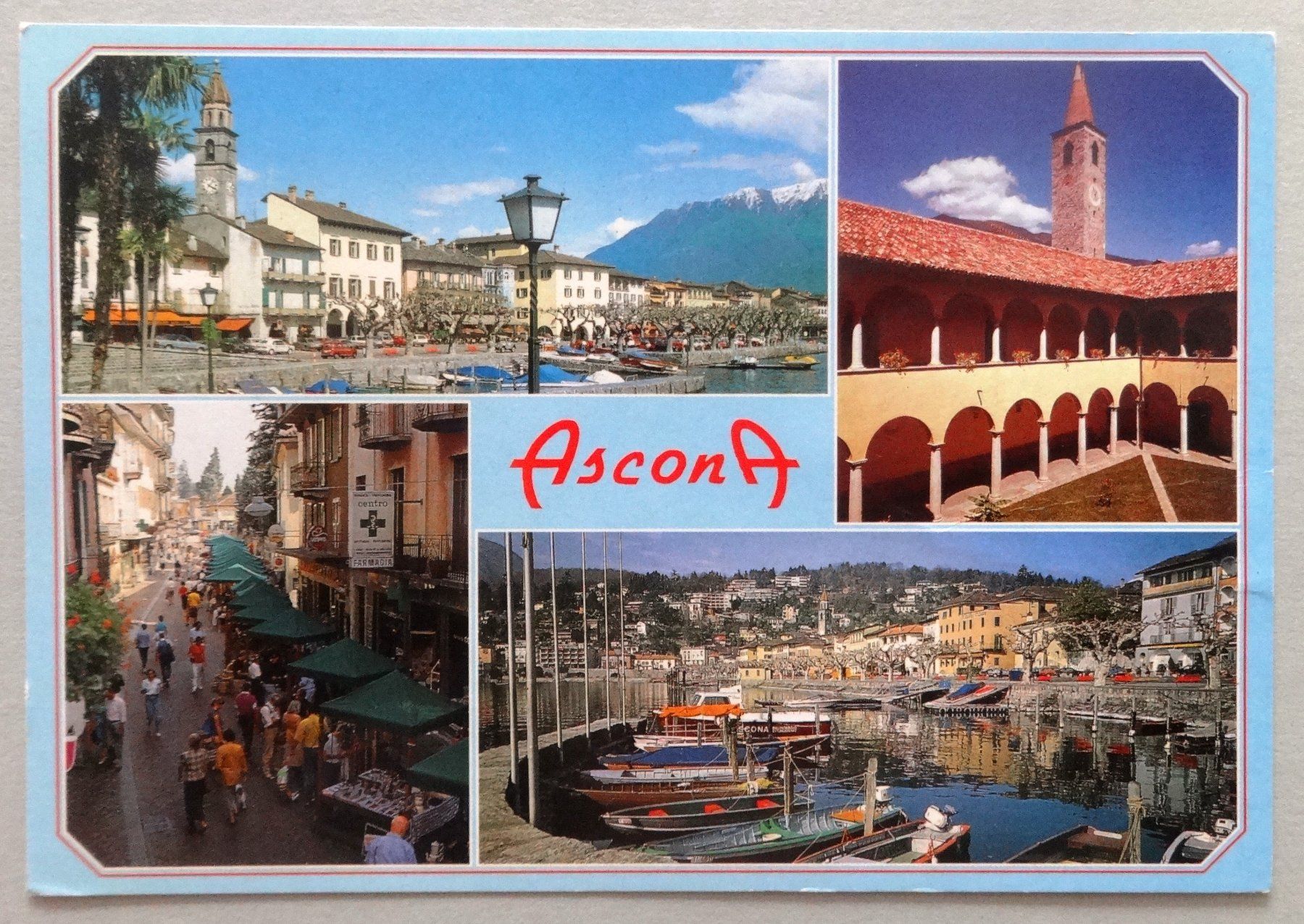 Ansichtskarten: Ascona, Lago Maggiore – Defekt aus Fétigny von Billy2miny