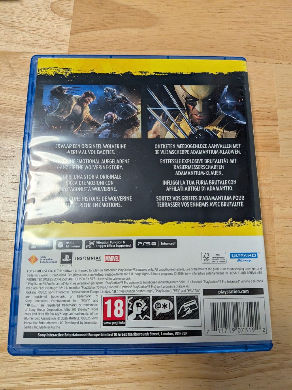 Giochi: Marvel's Wolverine - PS5 Game – Nuovo (secondo la descrizione) da Urdorf venduto da thisisvital_ 1